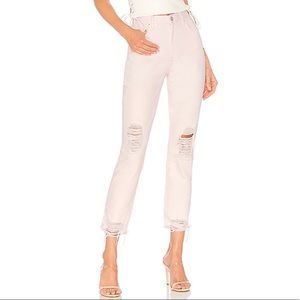 Logan High-Rise Tapered Jean in Lolita 23